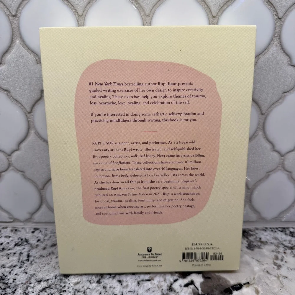 Healing Through Words Rupi Kaur Hardcover Guided Writing Exercises 9781524873264